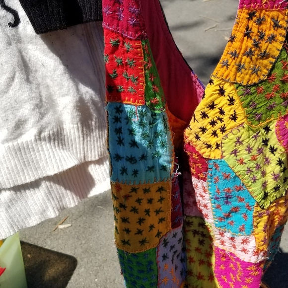 Crossbody bags cotton prints - Picture 3 of 10